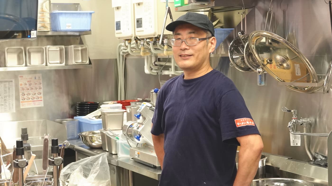 アジアル京都北白川ラーメン魁力屋事業部先輩社員