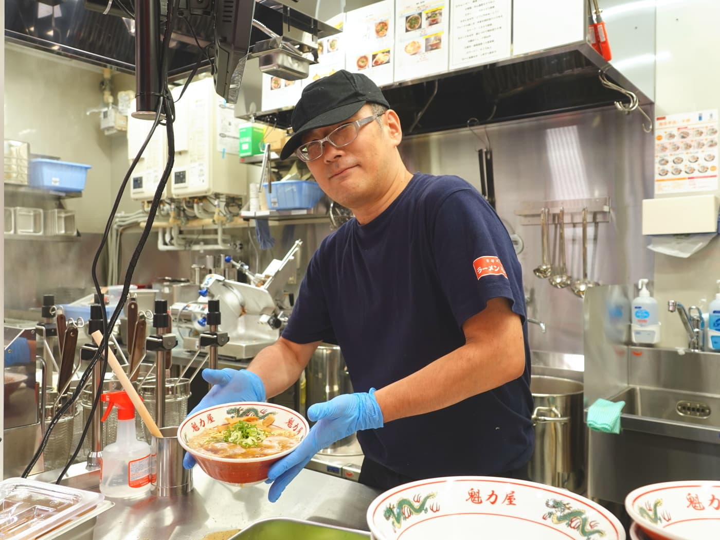 アジアル京都北白川ラーメン魁力屋事業部先輩社員